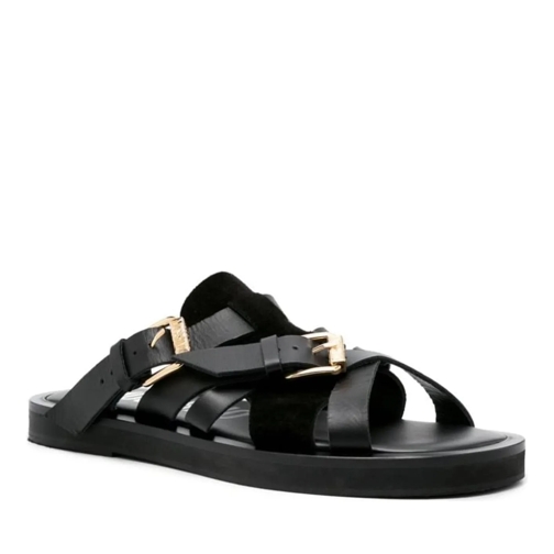 Moschino Pantoufle Sandals Black schwarz