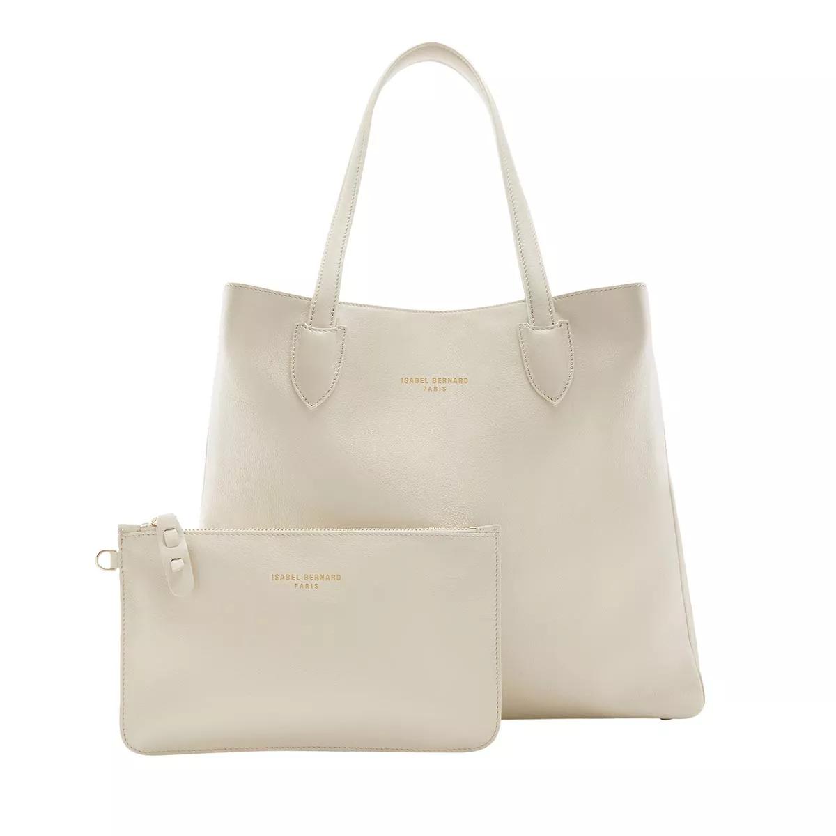 Thumbnail - Isabel Bernard Shopper - Honoré Francine Cream Calfskin Leather Handbag - Gr. unisize - in Beige - für Damen