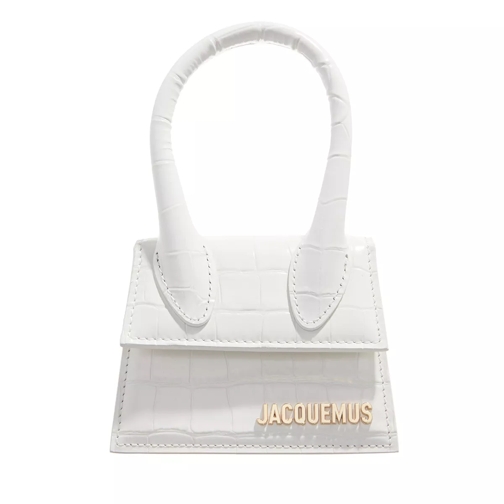 Jacquemus Le Chiquito Top Handle Bag Leather Ivory Micro sac