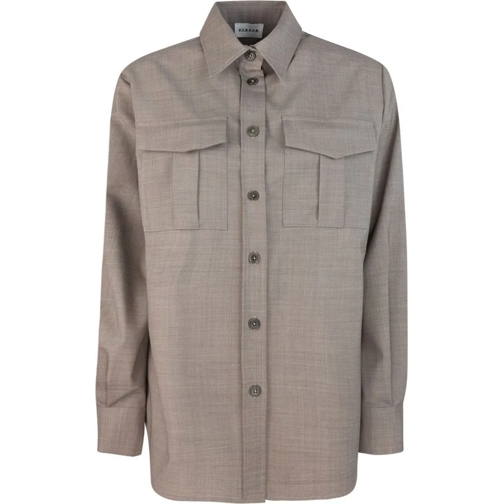 P.A.R.O.S.H. Chemisiers Parosh Shirts beige