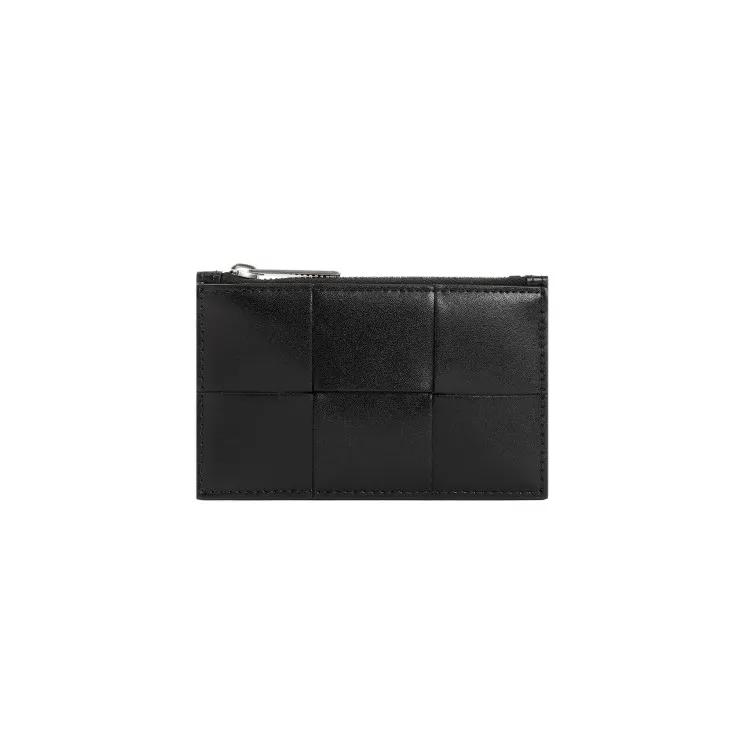 Bottega Veneta Portemonnaies - Calf Leather Card Holder - Gr. unisize - in Schwarz - für Damen