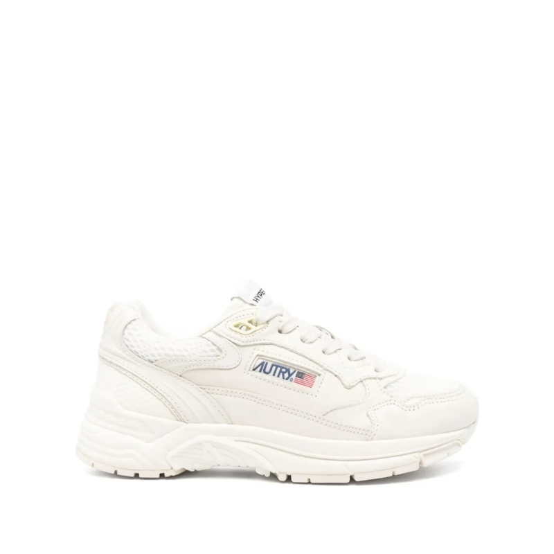 Autry International Lage-top sneaker Rubber Sole Sneakers With Appliqué Logo White