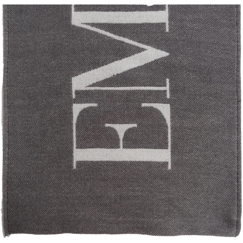 Emporio Armani Écharpe en laine Scarfs Grey grau