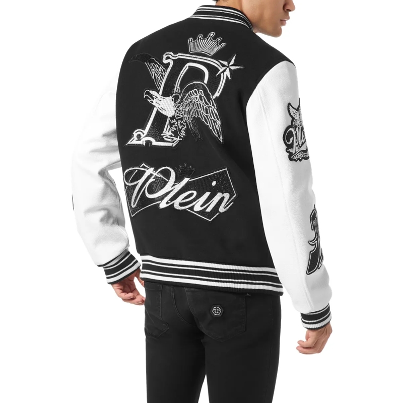 Philipp Plein Daunenjacke Bomber Eagle Embellished schwarz(Image 2)