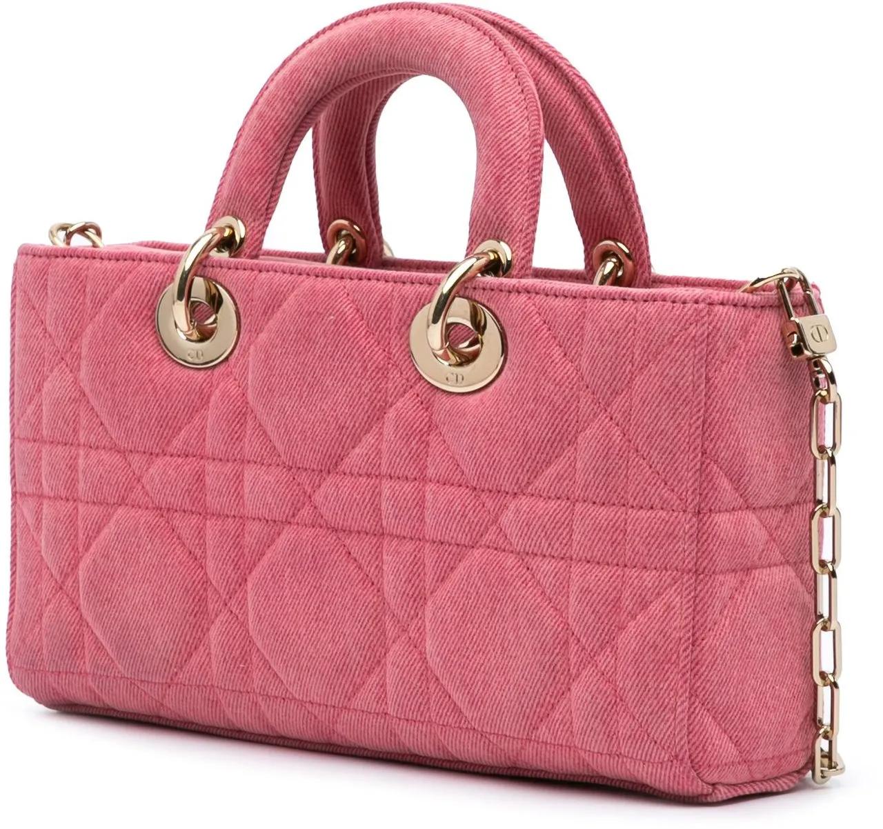 Thumbnail - Christian Dior Hobo Bags - Medium Denim Macrocannage Lady D Joy - Gr. unisize - in Gold - für Damen