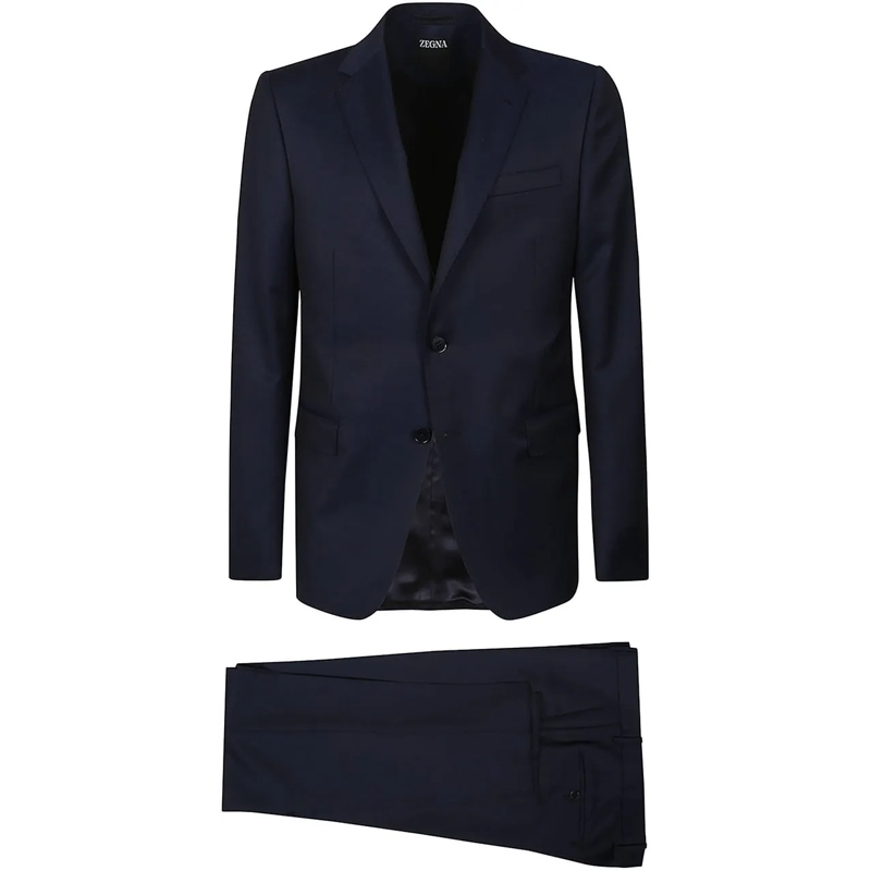 Zegna  Lux Tailoring Suit Blue blau