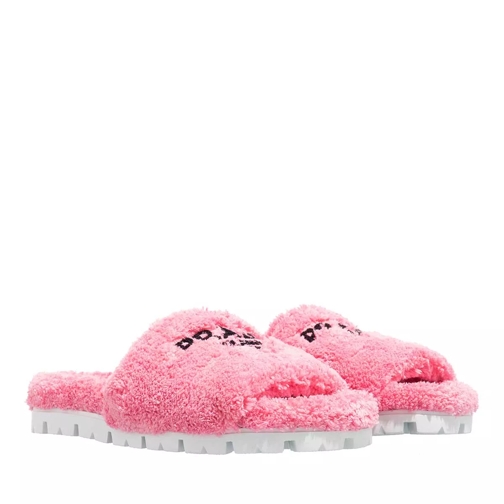 Prada Sandals Pink Slip-in skor