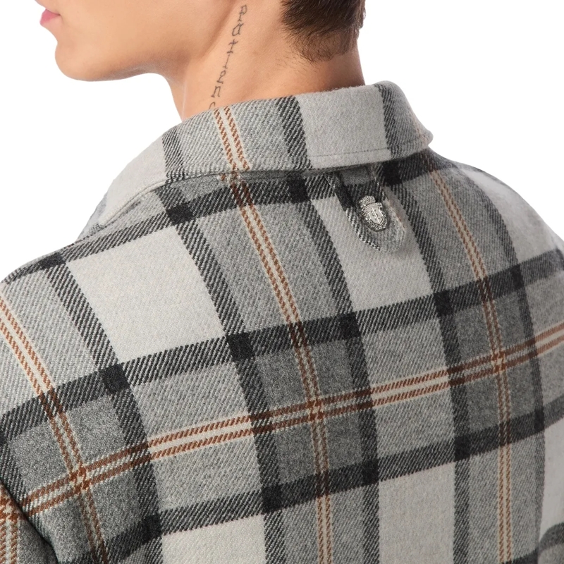 BILLIONAIRE Lederjacke Jacke Crest beige(Image 5)