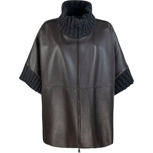 P.A.R.O.S.H. Vestes d'été Parosh Coats Brown schwarz