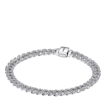 Pandora Sterling silver charm withcubic zirconia Clear | Anhänger
