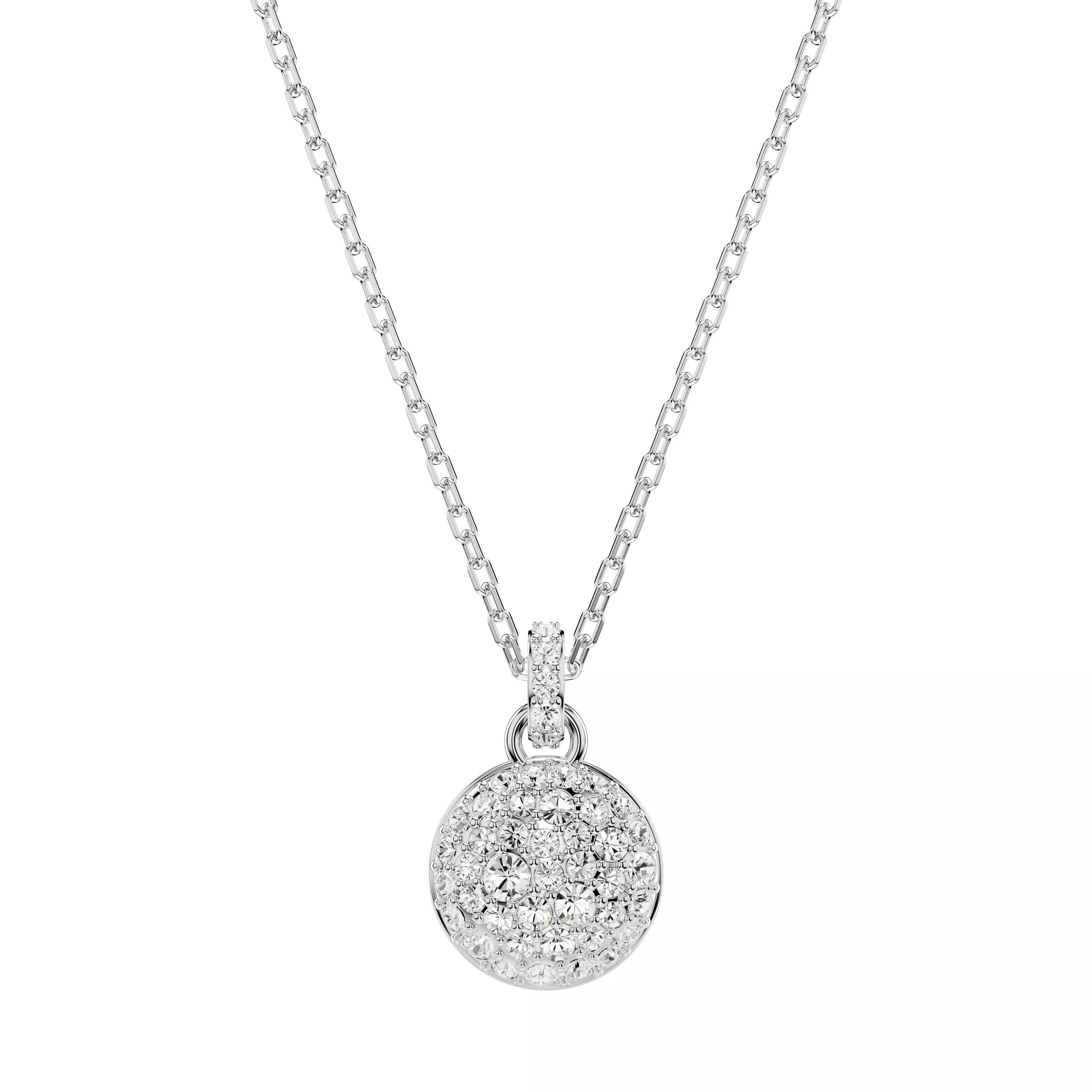 Swarovski Halskette - Meteora pendant, Rhodium plated - Gr. unisize - in Weiß - für Damen