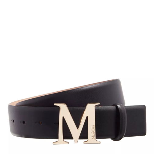 Max Mara Mclassic40 Nero Leather Belt