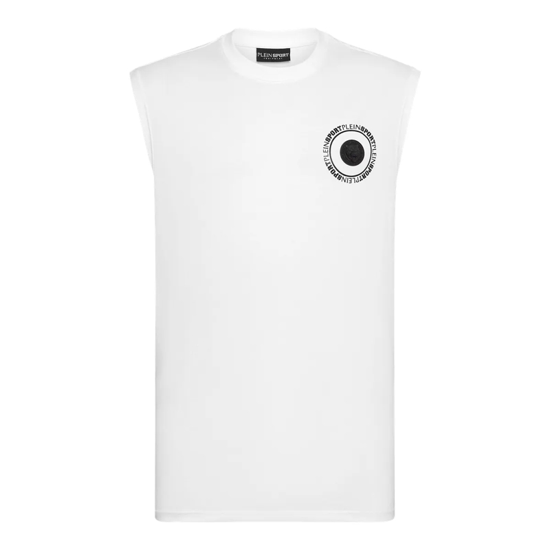 Plein Sport Top Tanktop weiss