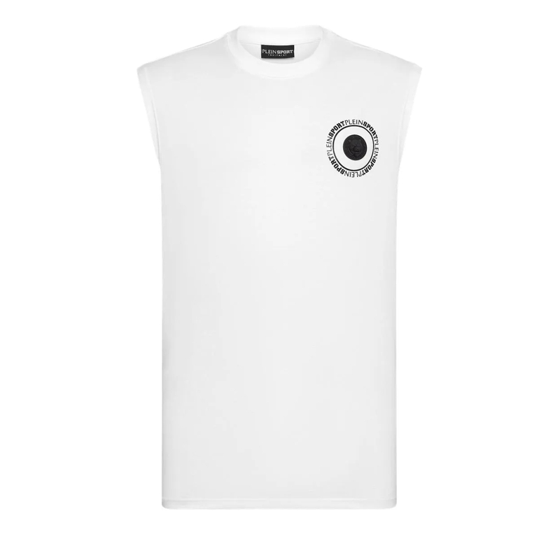 Plein Sport Top Tanktop weiss