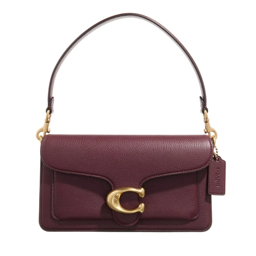 Coach Polished Pebble Leather Tabby Shoulder Bag 26 Refr Merlot Sac à bandoulière