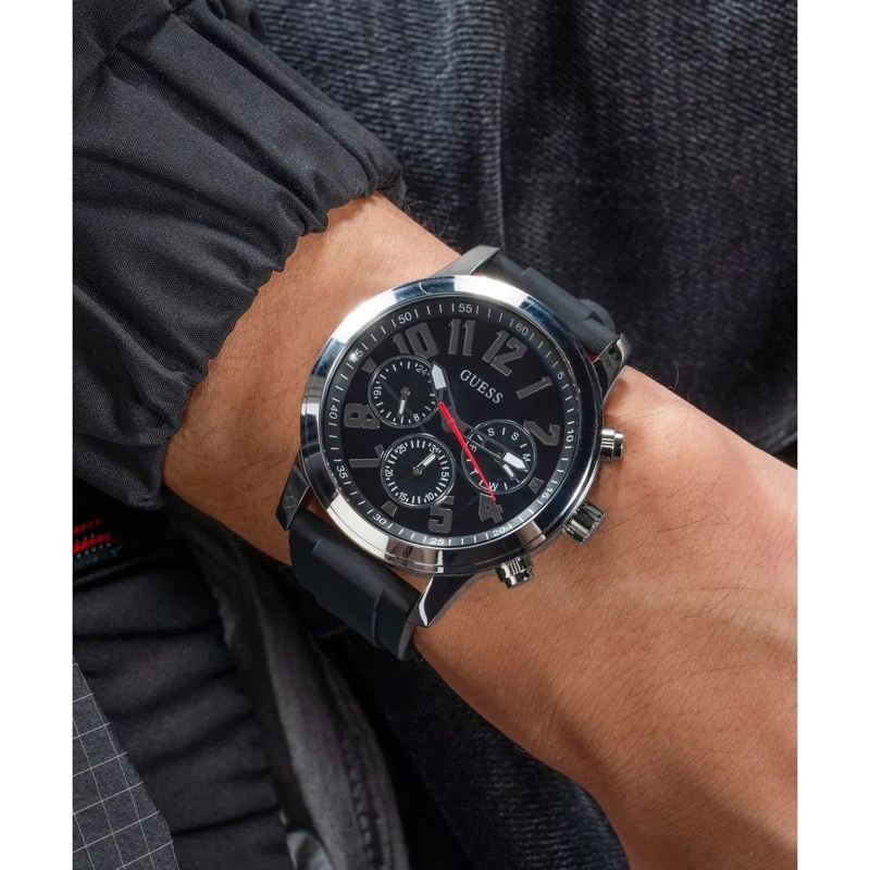 Guess Quarzuhr Multifunktionsuhr Gd Parker silber(Image 2)