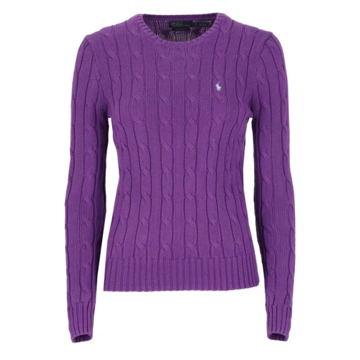 Polo Ralph Lauren Purple Cotton Sweater Purple 