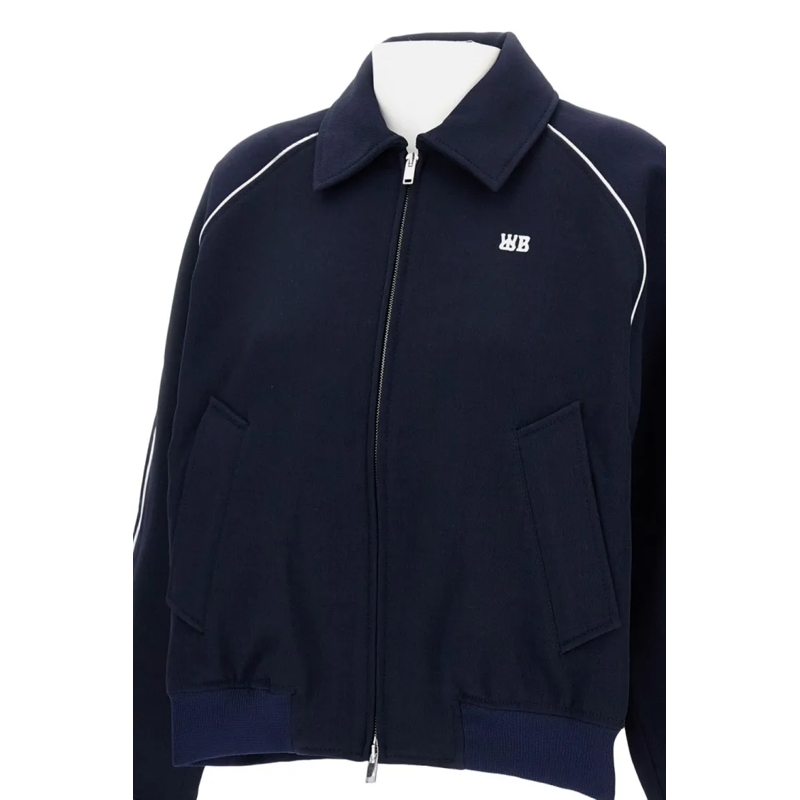 Wales Bonner Overgangsjas Voice Jacket Blue