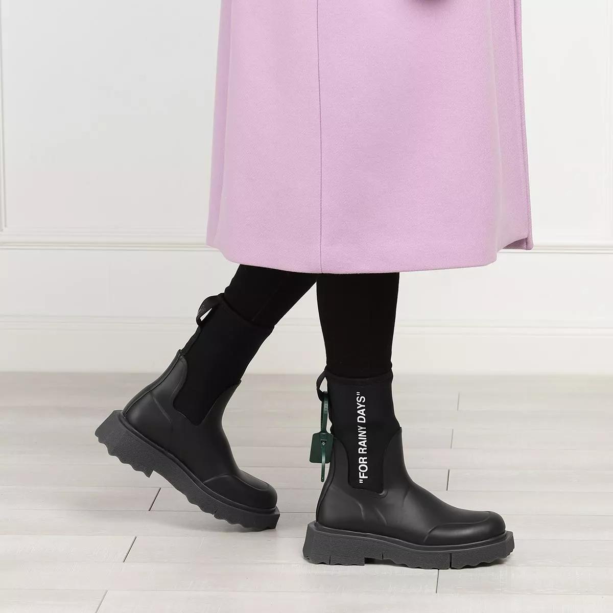 Off-White Black Sponge Boots