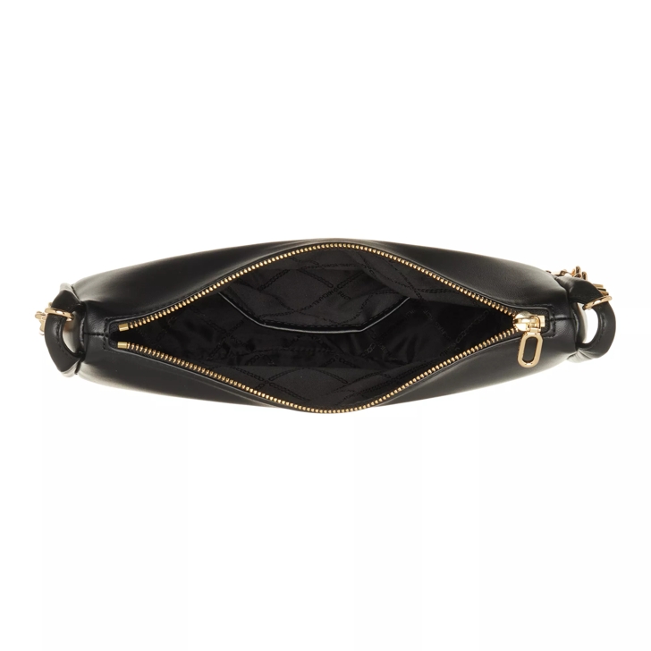 Michael kors black online purse with gold chain