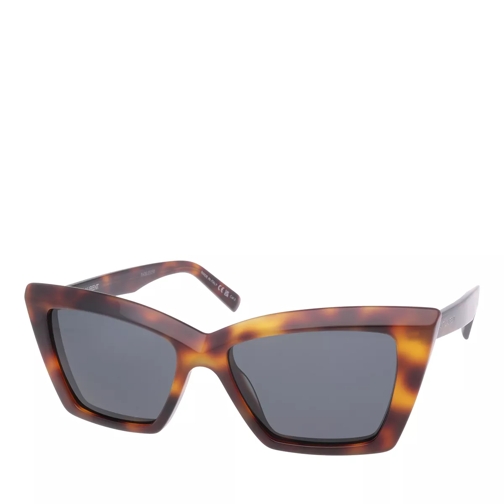 Saint Laurent SL 657-002 Havana-Havana-Black Sunglasses