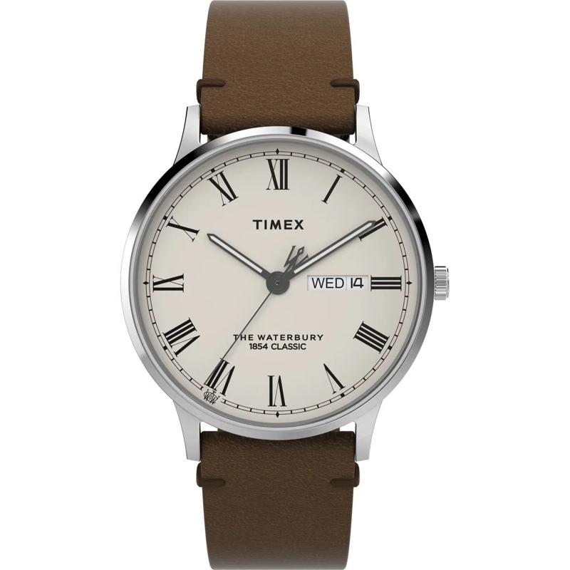 Timex Quarzuhr Quarz-Analoguhr Waterbury Classic braun