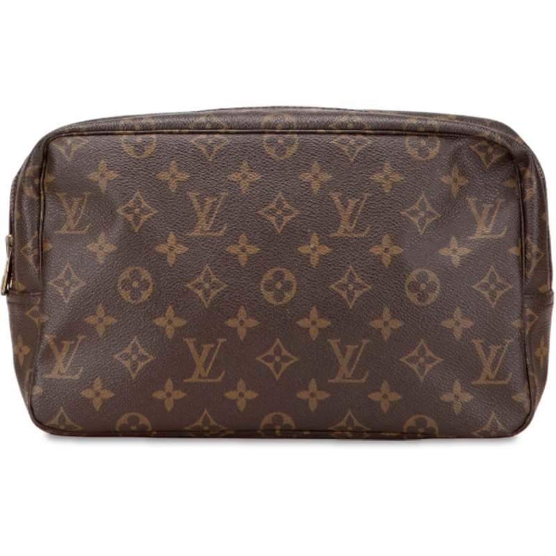 Louis Vuitton Clutch Monogram Trousse Toilette 28 braun