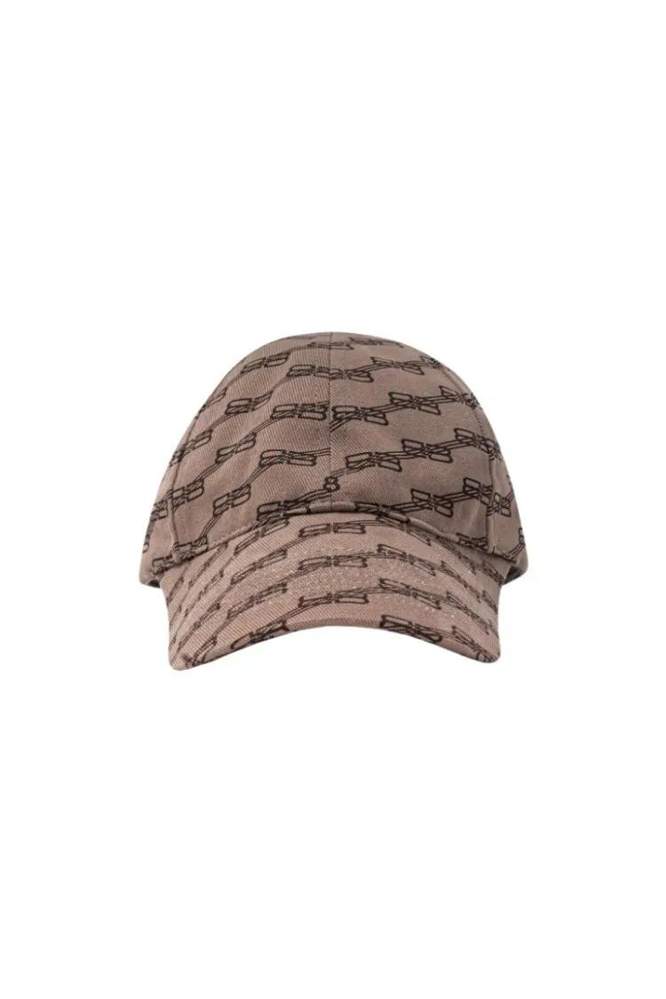 Balenciaga Mützen - Bb Monogram Cap - Gr. M - in Braun - für Damen