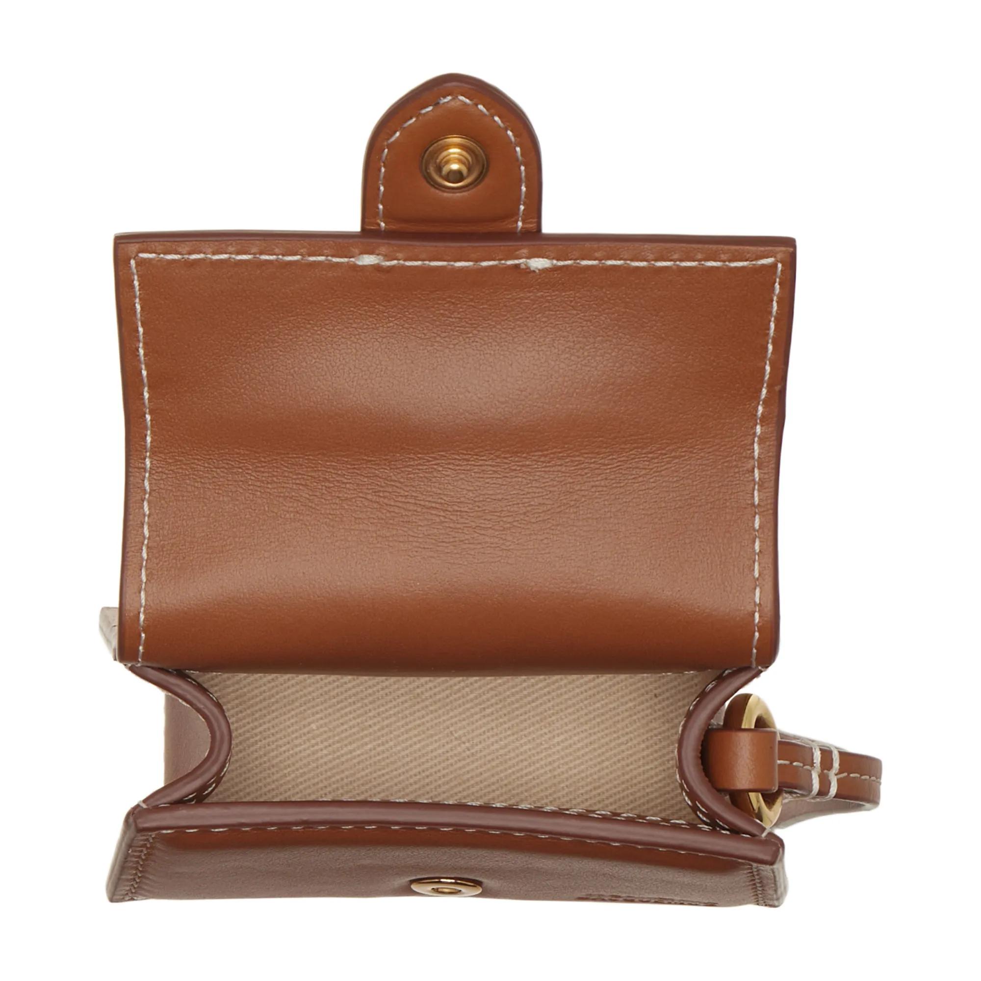 Thumbnail - Jacquemus Portemonnaies - Le Porte Bambino - Gr. unisize - in Cognacbraun - für Damen