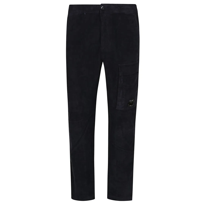 CP Company Anzugshose Stretch Velvet Trousers Black