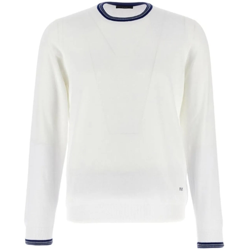 Fay Sweatshirts Sweaters White weiß