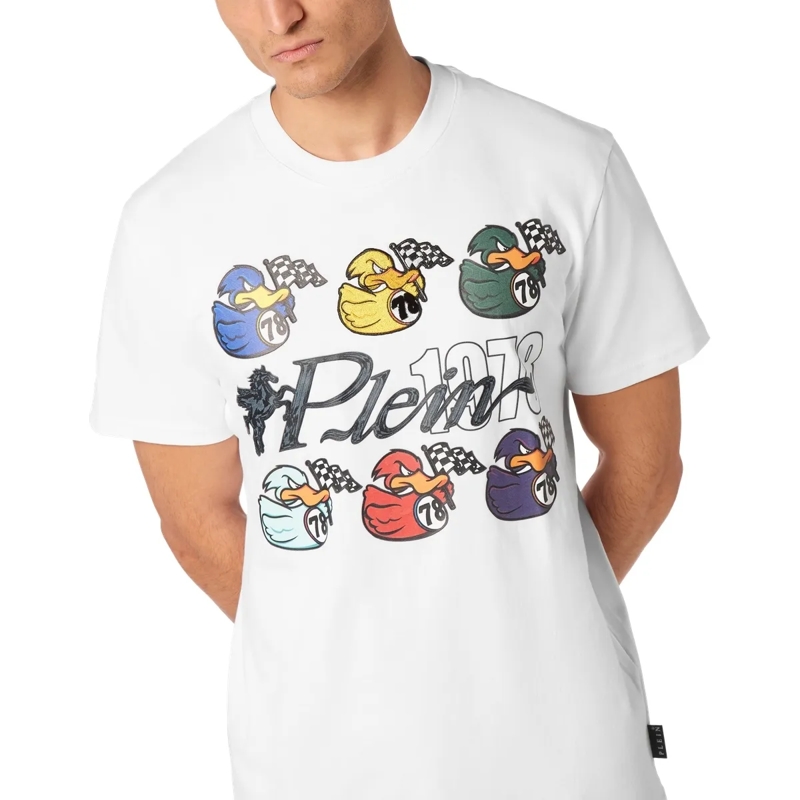Philipp Plein T-Shirt T-Shirt Duck weiss(Image 4)
