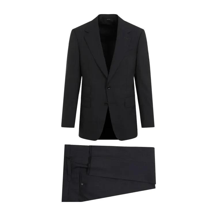 Tom Ford - Dark Grey Shelton Suit - Größe 50 - grau