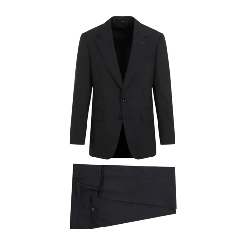 Tom Ford Dark Grey Shelton Suit Grey 