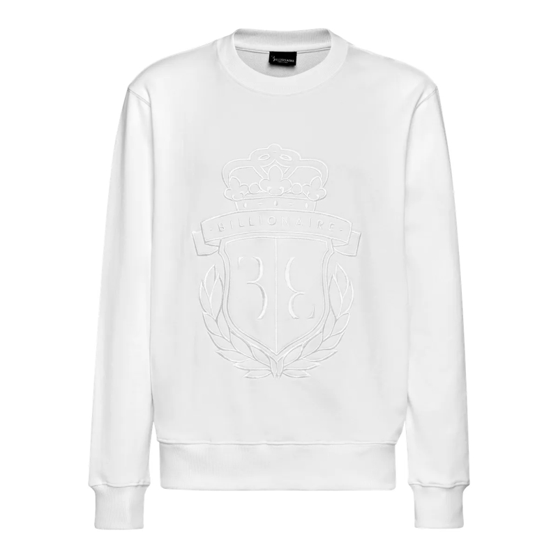 BILLIONAIRE Top Sweatshirt weiss