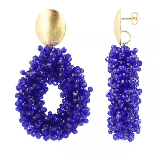 LOTT.gioielli CE GB Drop Double Tonal Royal Blue Drop Earring