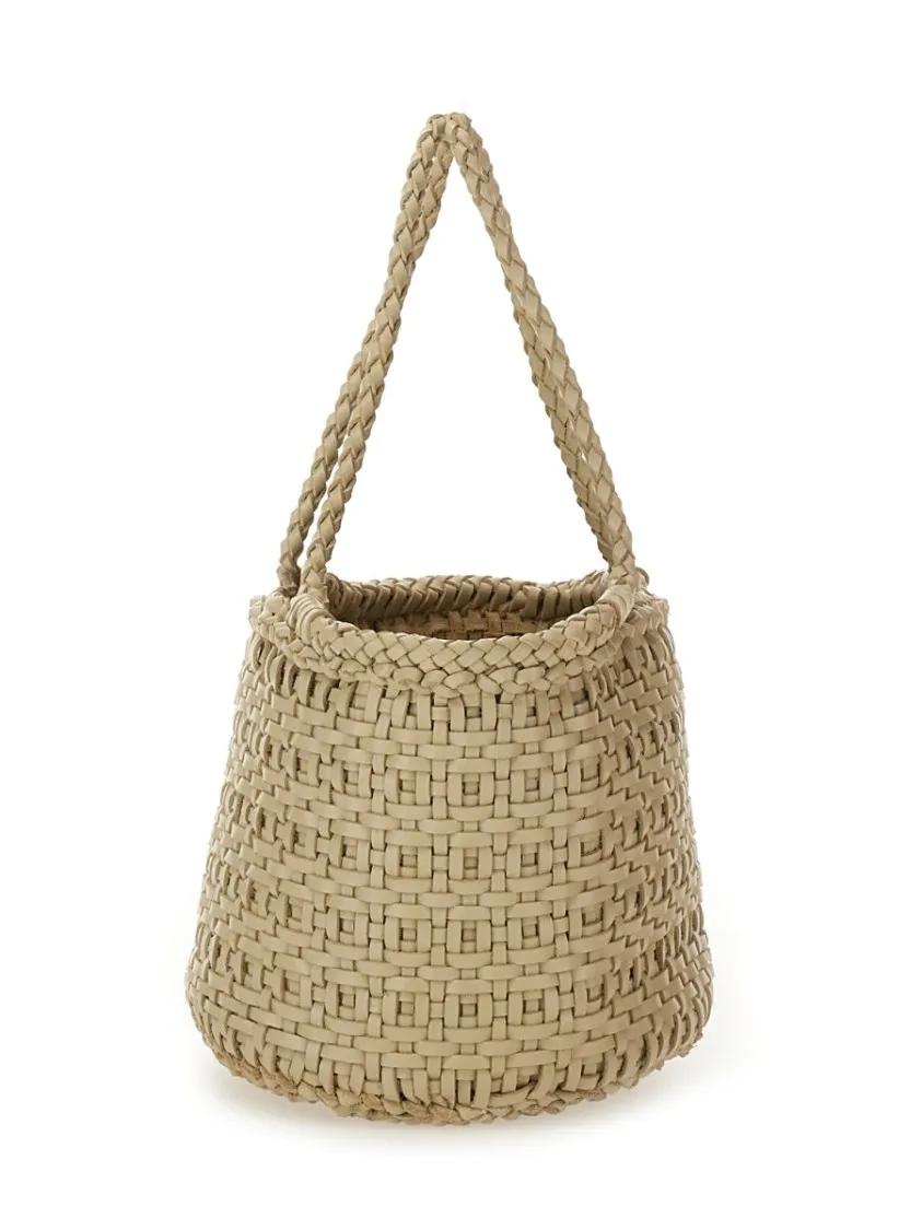 DRAGON DIFFUSION Hobo bags Eclipse Cannage Basketball Bag in beige