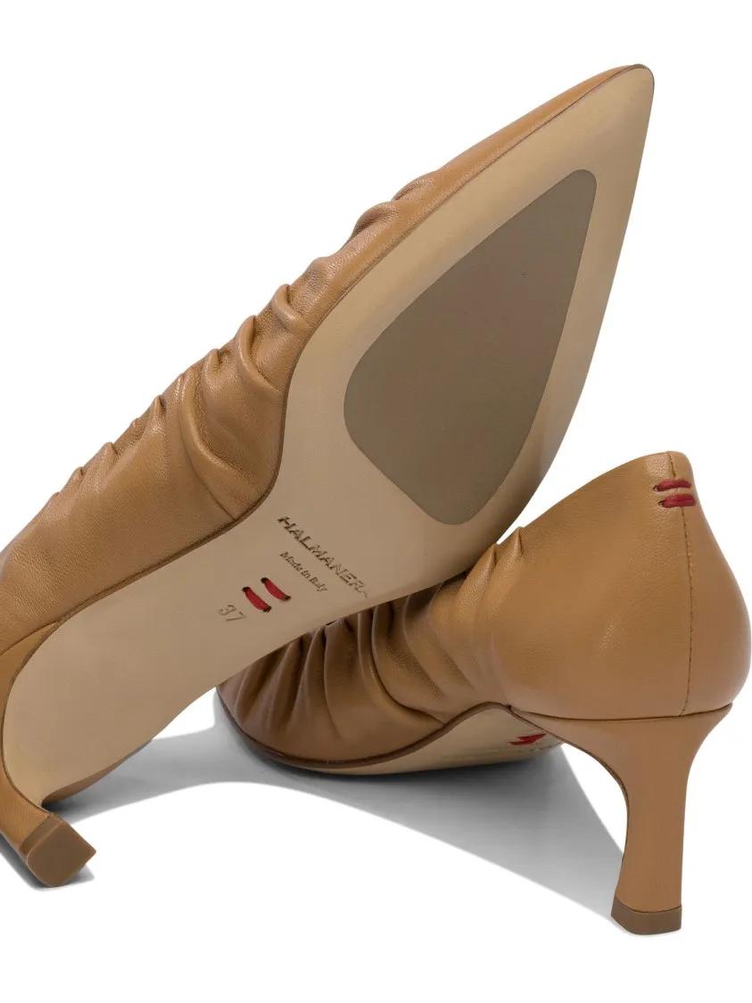 Thumbnail - Halmanera Hohe Schuhe - Pointed Toe Heeled Pumps - Gr. 36,5 (EU) - in Braun - für Damen