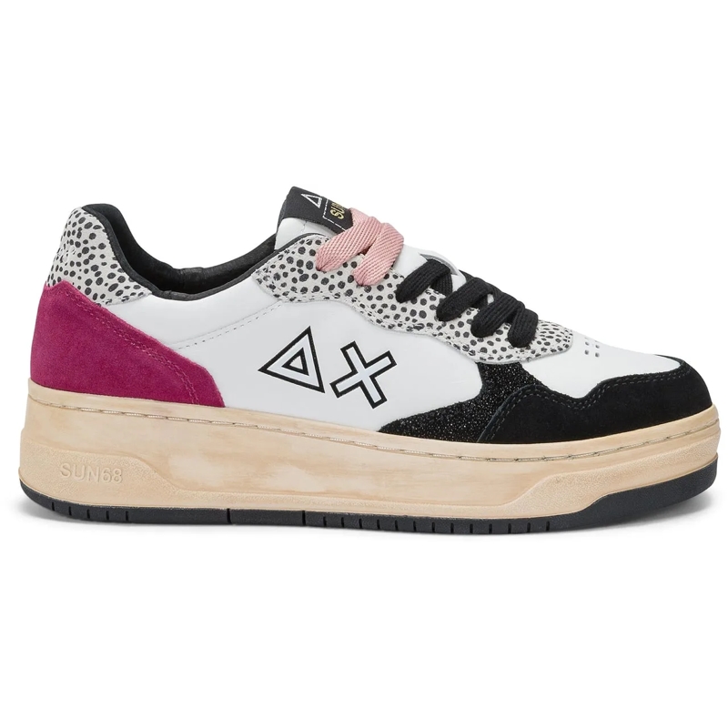 SUN68 Low-Top-Sneaker Sneakers Fuchsia rose