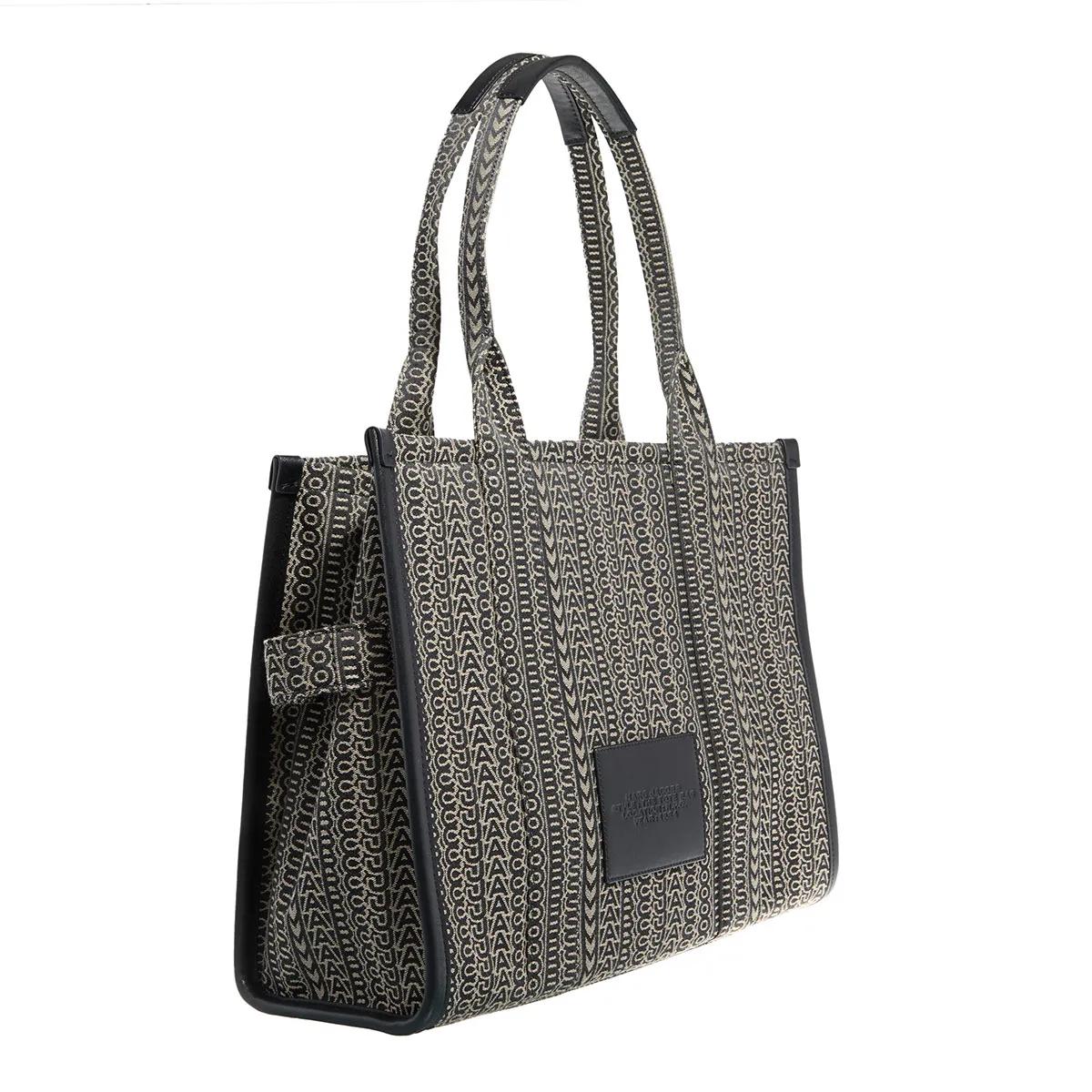 Marc Jacobs Shoppers & Totes Monogram Jacquard Large Tote Bag in beige