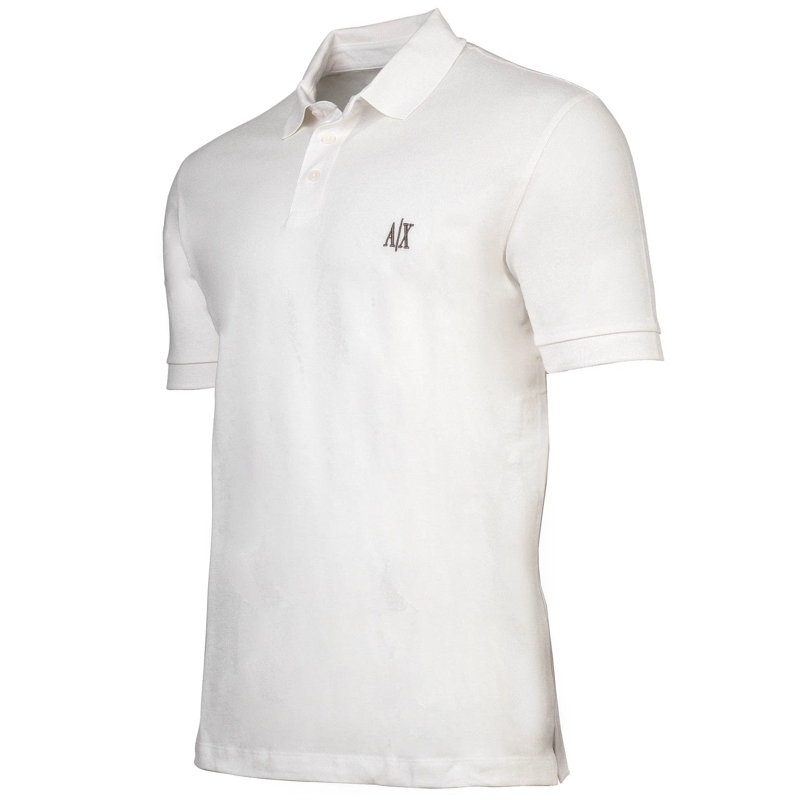 Armani Exchange Polohemd Armani Exchange A|X ARMANI EXCHANGE Herren Poloshi weiss(Image 3)