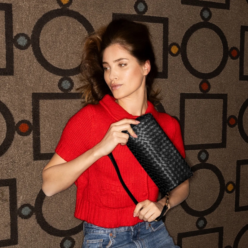 Abro Schultertasche Schultertasche MILA schwarz