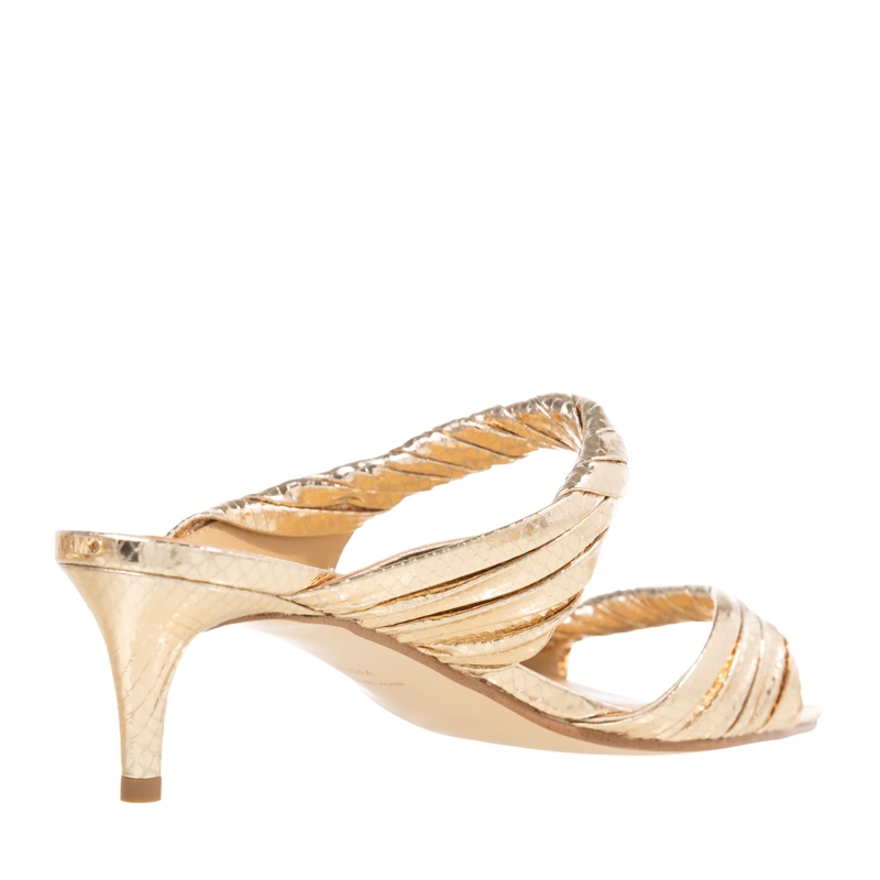 MICHAEL Michael Kors Mules Kiana Mid Sandal Pale Gold(Image 4)
