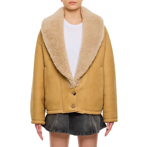 Golden Goose Jas in omgekeerd lam Sheraling Jacket Brown