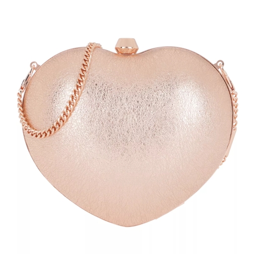 MICHAEL Michael Kors Pearl SM Heart Box Clutch Soft Pink Pochette