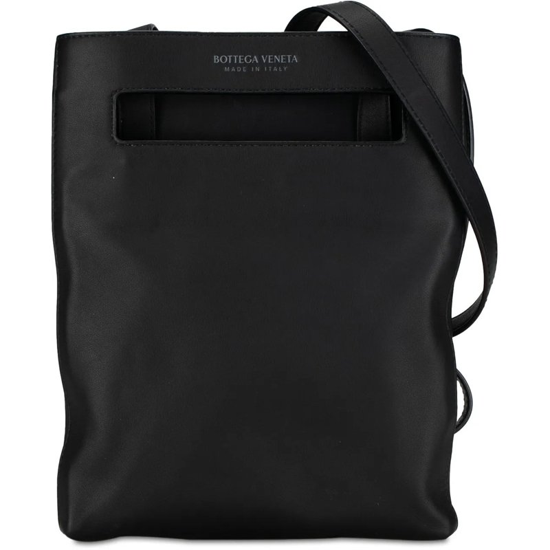 Bottega Veneta Schultertasche The Slot Crossbody schwarz