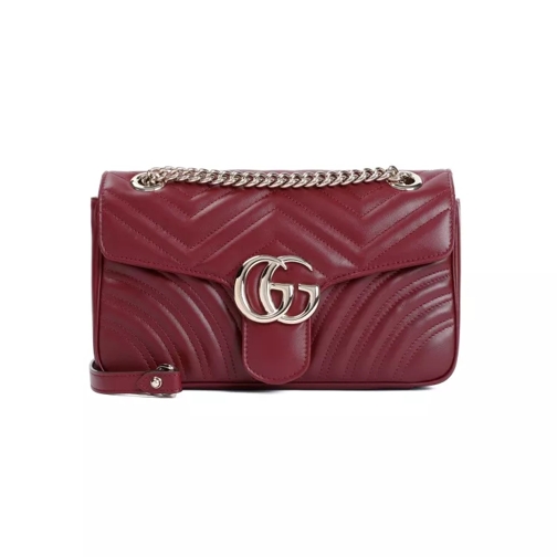 Gucci Gg Marmont 2.0 Shoulder Bag Red Axelremsväska