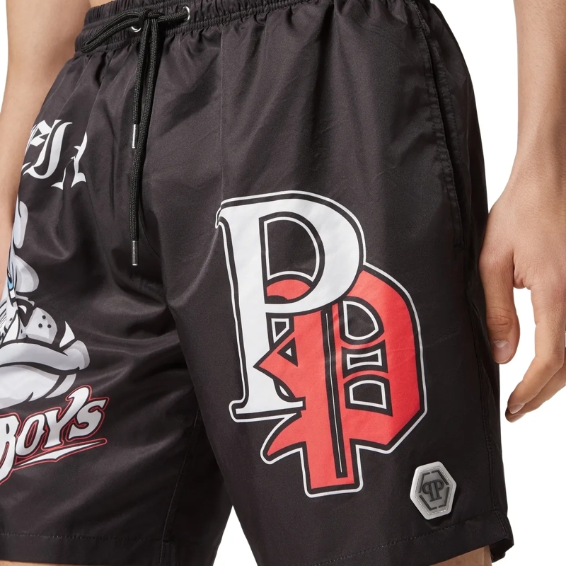 Philipp Plein  Badehose Bulldogs schwarz(Image 4)
