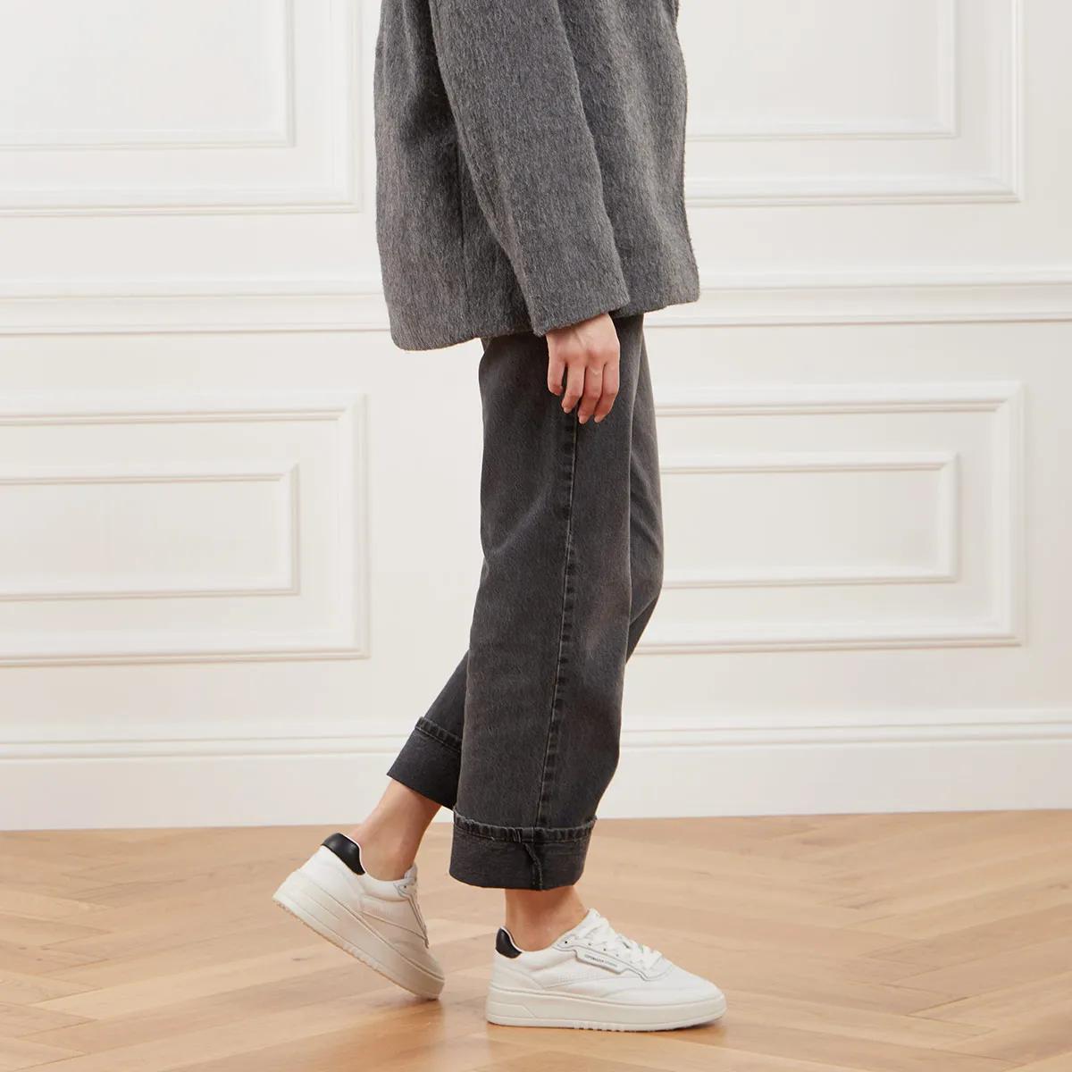 Copenhagen CPH89 Leather Mix White/Black Low-Top Sneakers