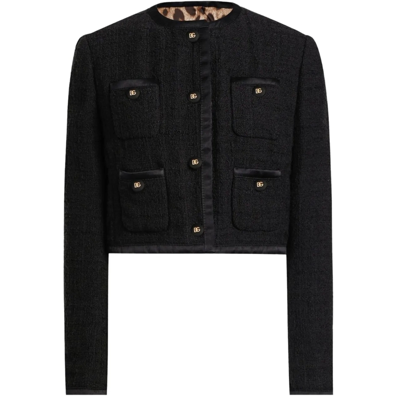 Dolce&Gabbana Übergangsjacke Jackets Black schwarz